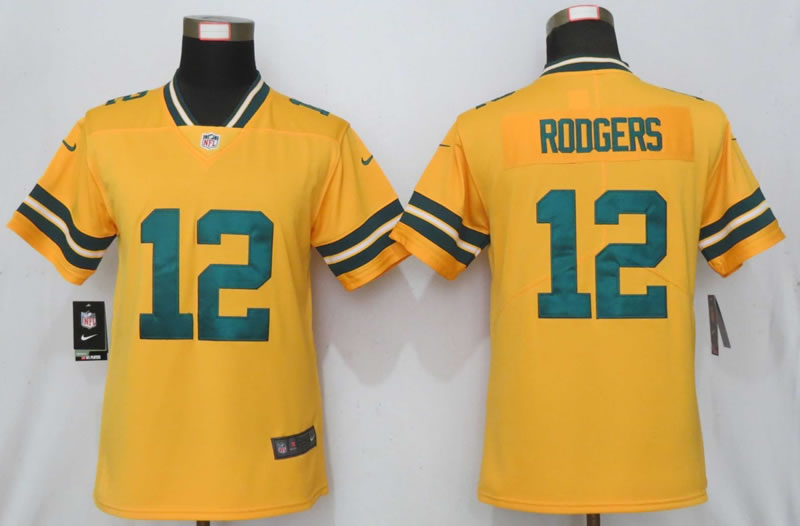 Women Nike Green Bay Packers 12 Rodgers  Vapor Untouchable Nike Gold Inverted Limited Jersey,We sell and wholesale Women Nike Green Bay Packers 12 Rodgers  Vapor Untouchable Nike Gold Inverted Limited Jersey on line form chian!
